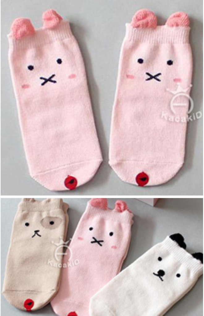 ถุงเท้าเด็กลายหน้าสัตว์น่ารักๆ มีกันลื่น จาก kacakid ถุงเท้าเด็กลายหน้าสัตว์น่ารักๆ มีกันลื่น จาก kacakid