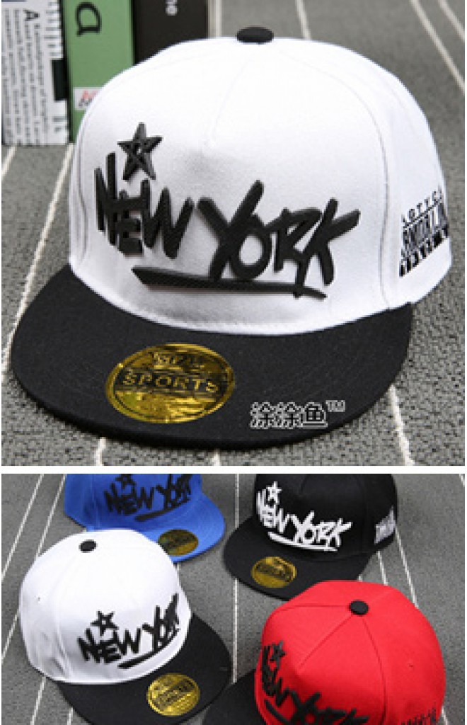 หมวกฮิปฮอปแต่งอักษร New York หมวกฮิปฮอปแต่งอักษร New York