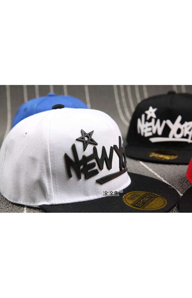 หมวกฮิปฮอปแต่งอักษร New York