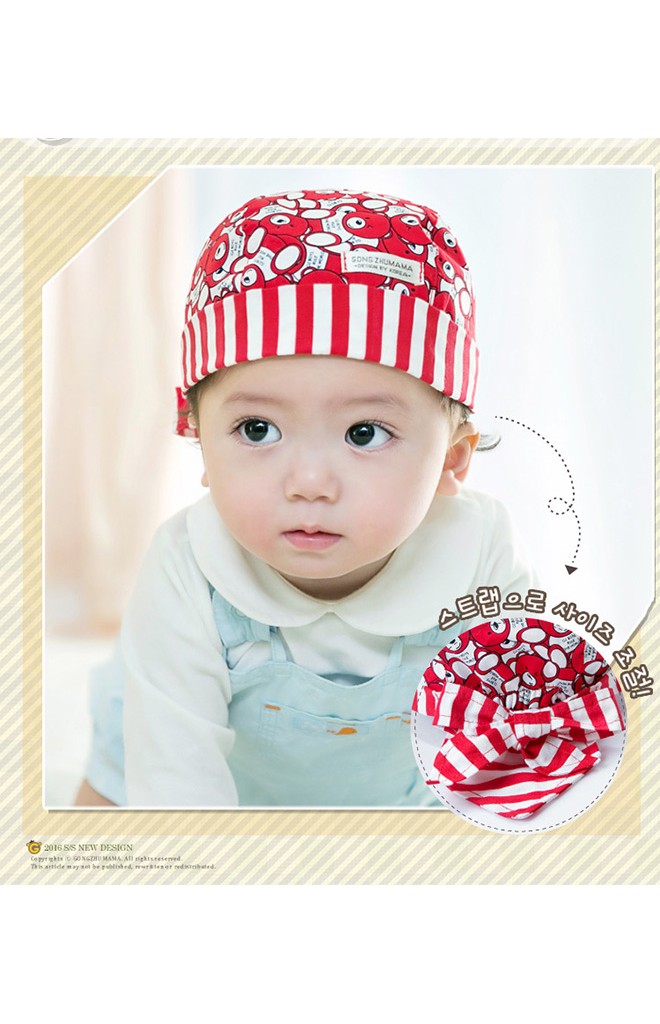 หมวกโจรสลัดลายหมีน้อยน่ารัก จาก GZMM