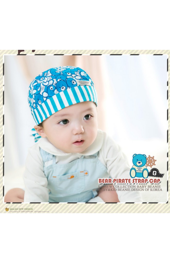 หมวกโจรสลัดลายหมีน้อยน่ารัก จาก GZMM