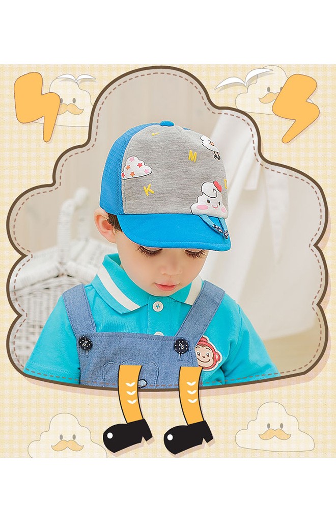 หมวกแก๊ปลายเมฆน้อย ด้านหลังเป็นตาข่าย Lemonkid