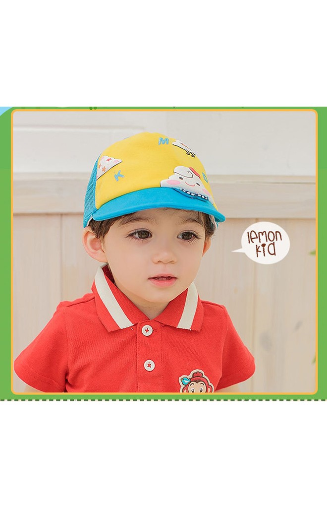 หมวกแก๊ปลายเมฆน้อย ด้านหลังเป็นตาข่าย Lemonkid
