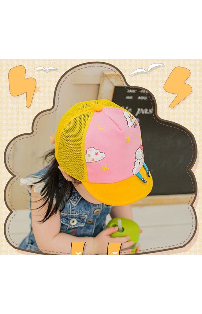 หมวกแก๊ปลายเมฆน้อย ด้านหลังเป็นตาข่าย Lemonkid