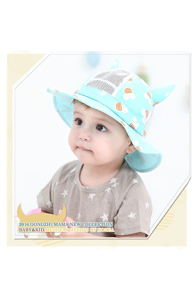 หมวกปีกรอบลายมิกกี้แต่งเขา จาก GZMM