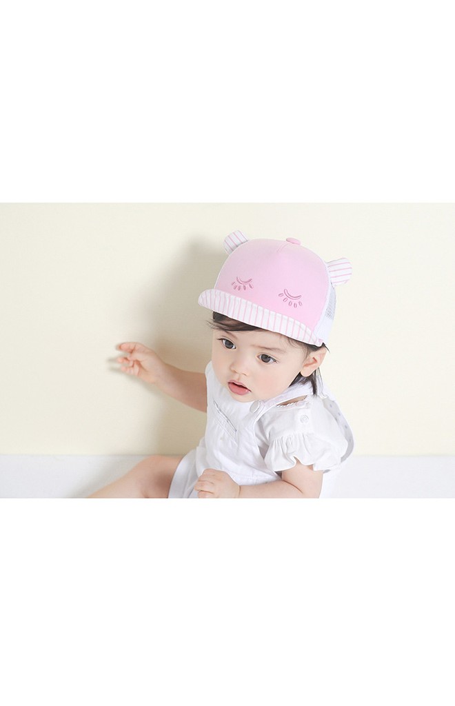 หมวกเด็กน้อยหลับตา แต่งหูน่ารัก