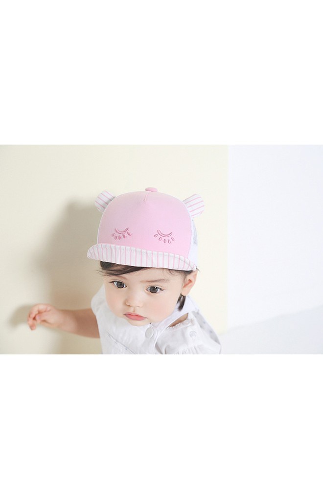 หมวกเด็กน้อยหลับตา แต่งหูน่ารัก