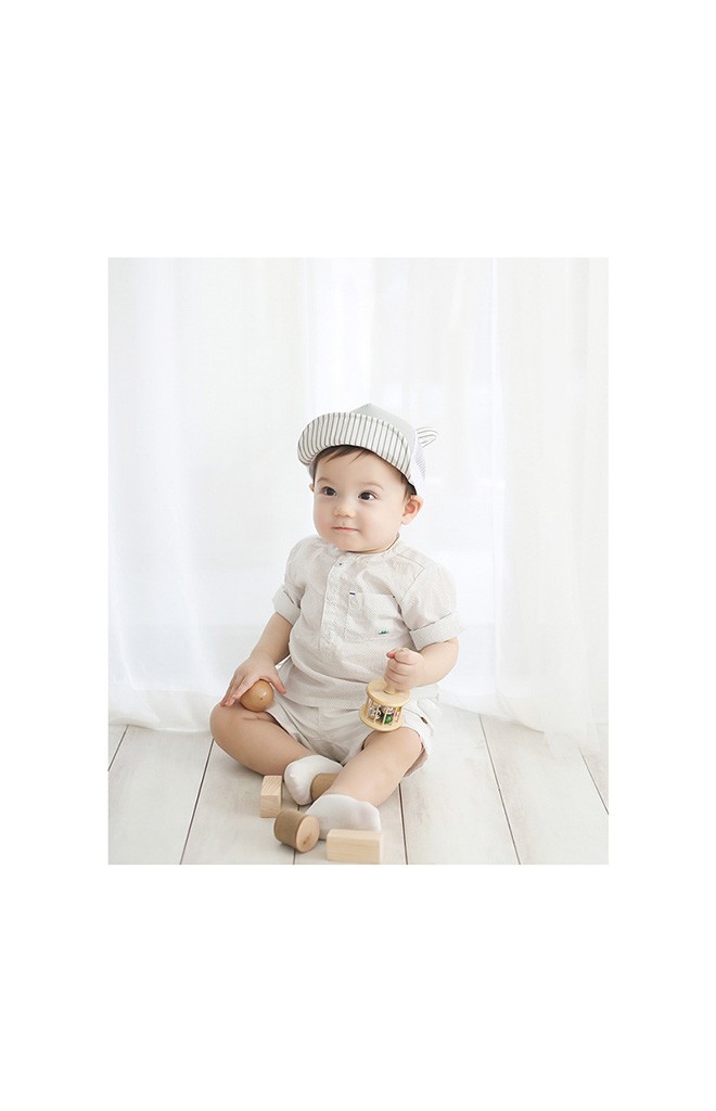 หมวกเด็กน้อยหลับตา แต่งหูน่ารัก