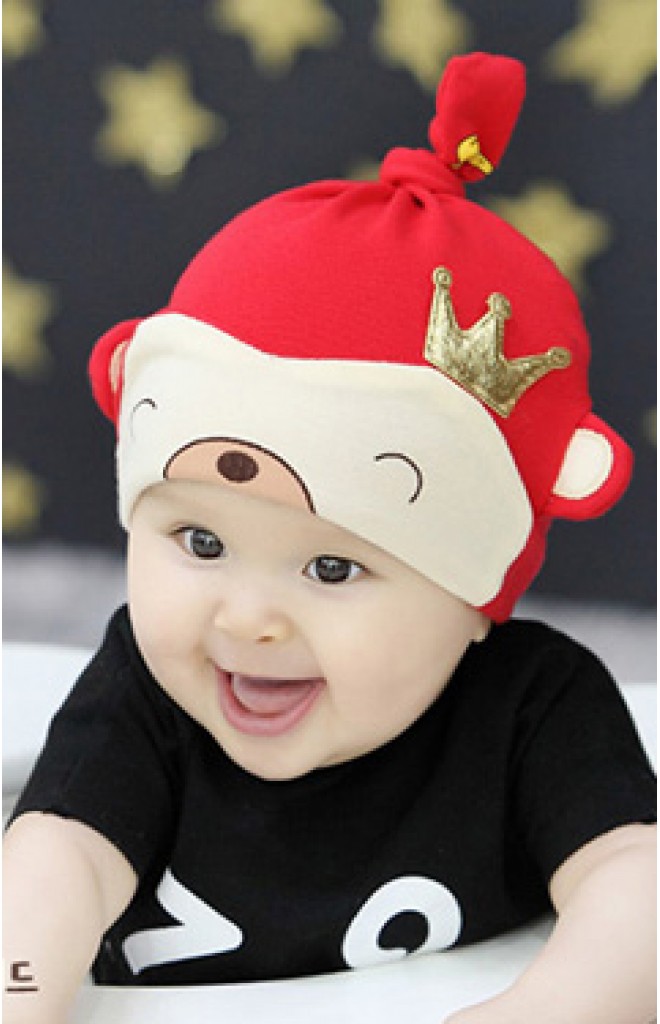 หมวกลิงแต่งมงกุฎ ยอดแหลมผูกได้ หมวกลิงแต่งมงกุฎ ยอดแหลมผูกได้