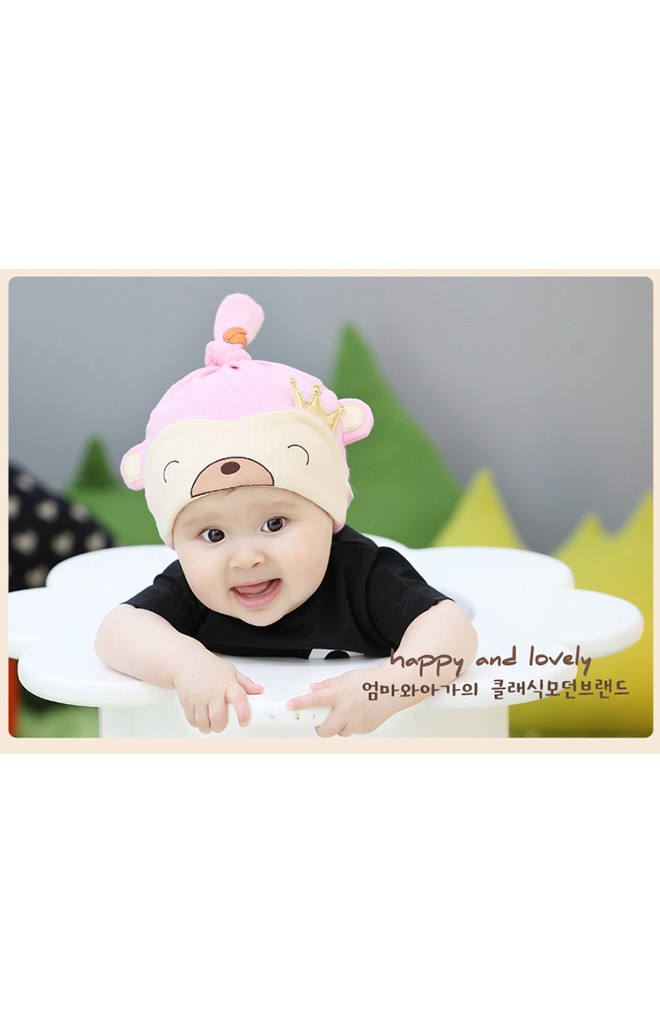 หมวกลิงแต่งมงกุฎ ยอดแหลมผูกได้