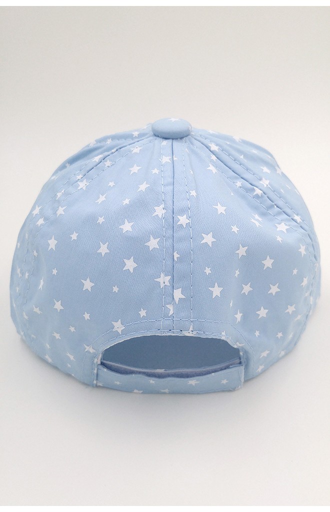 หมวกแก๊ปสกรีนรูปดาว ปักอักษร STAR ปีกหมวกพับได้