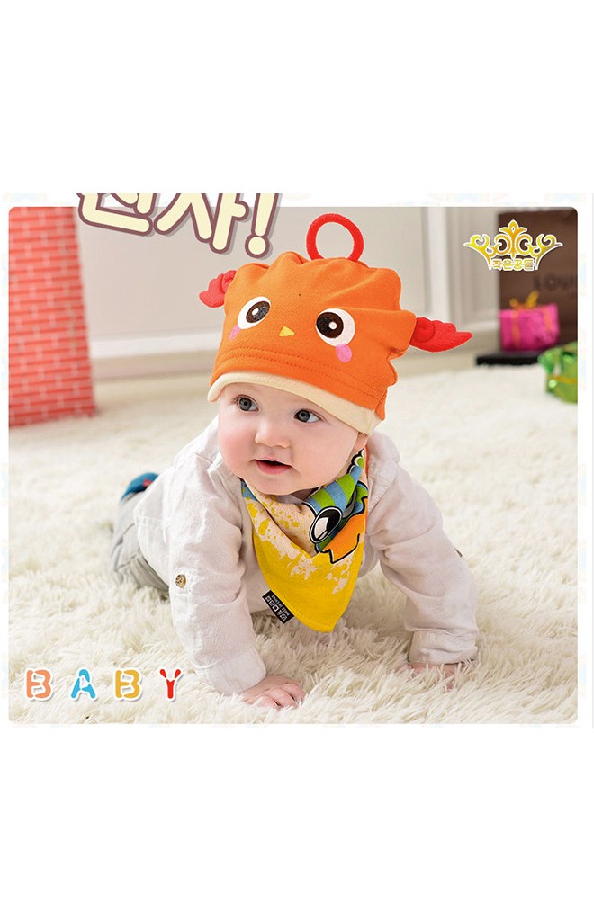 เซ็ตหมวกเด็กพร้อมผ้ากันเปื้อน LITTLE ANGEL HAT