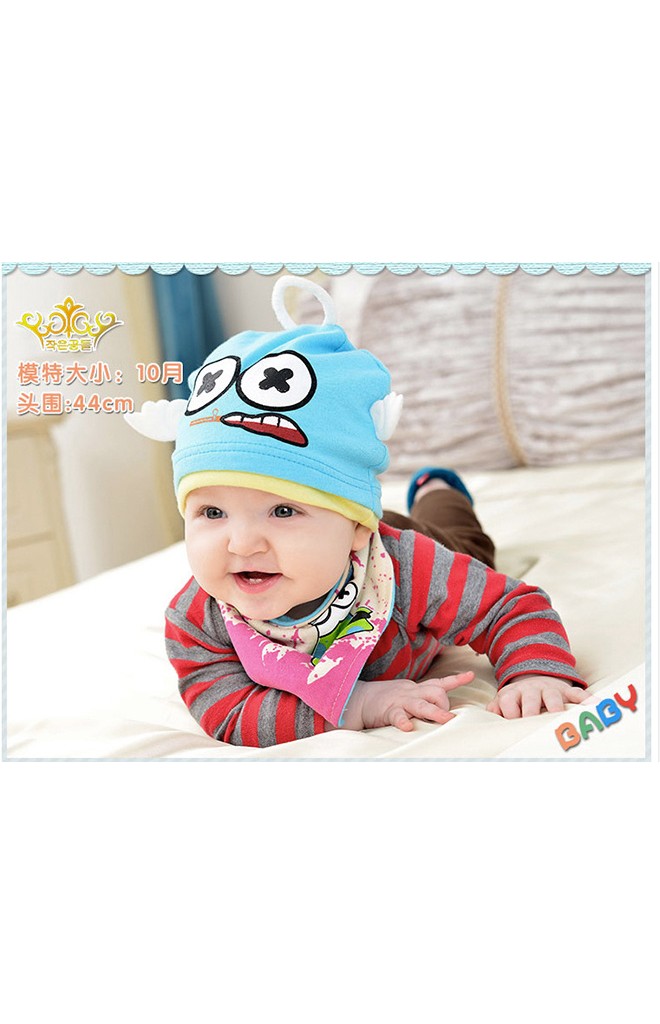 เซ็ตหมวกเด็กพร้อมผ้ากันเปื้อน LITTLE ANGEL HAT