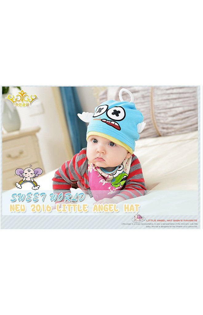 เซ็ตหมวกเด็กพร้อมผ้ากันเปื้อน LITTLE ANGEL HAT