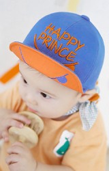 หมวกแก๊ปเด็ก ปักอักษร HAPPY PRINCE