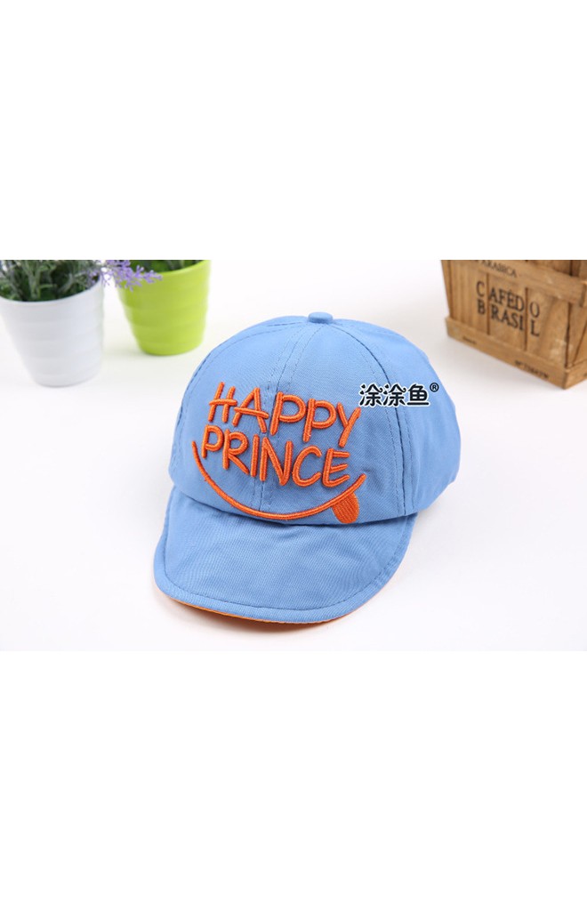 หมวกแก๊ปเด็ก ปักอักษร HAPPY PRINCE