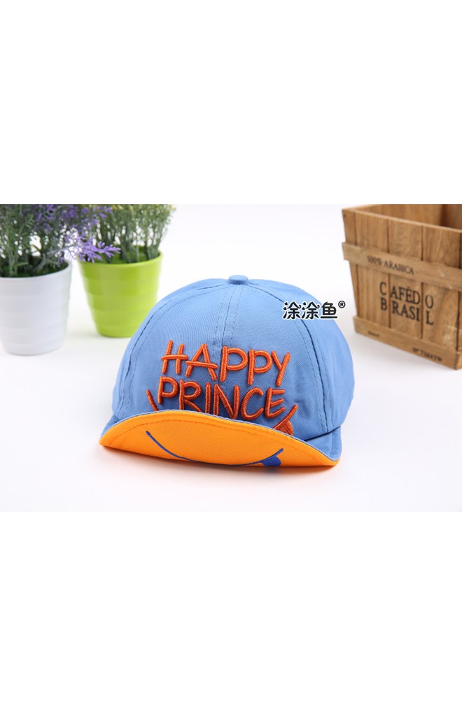 หมวกแก๊ปเด็ก ปักอักษร HAPPY PRINCE