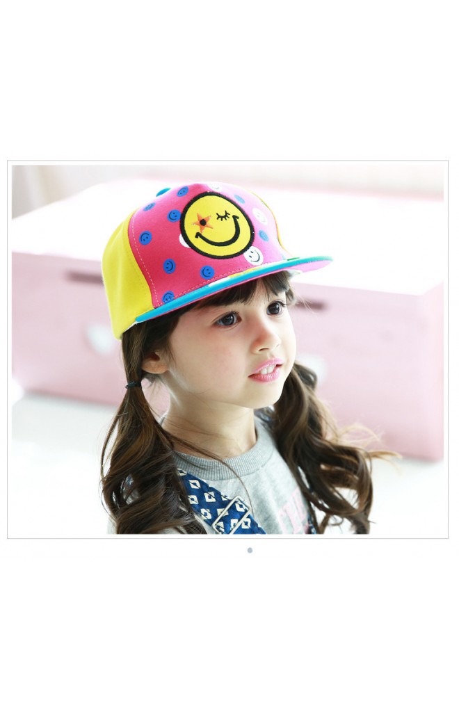 หมวกแก๊ป SMILE สกรีนรูปยิ้ม TUTUYA