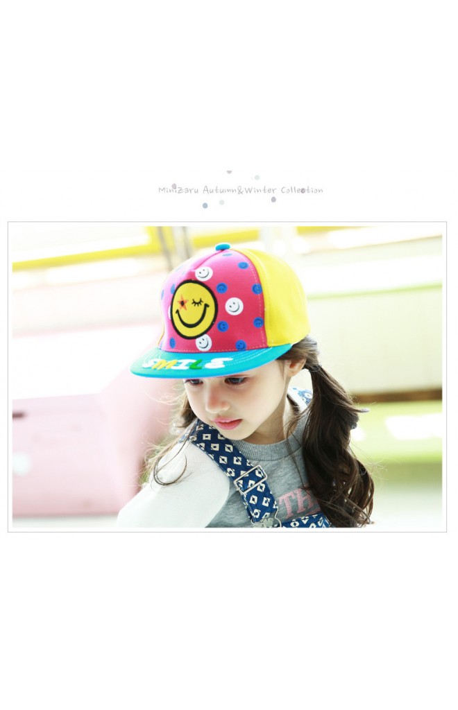 หมวกแก๊ป SMILE สกรีนรูปยิ้ม TUTUYA