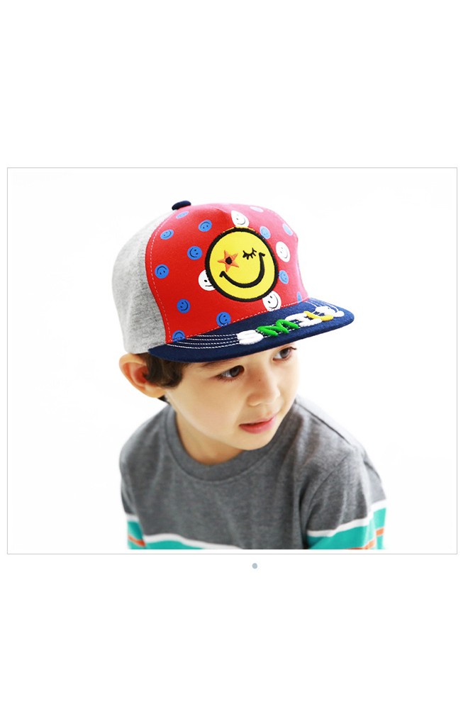 หมวกแก๊ป SMILE สกรีนรูปยิ้ม TUTUYA