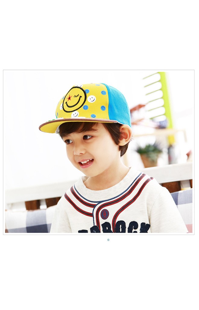 หมวกแก๊ป SMILE สกรีนรูปยิ้ม TUTUYA