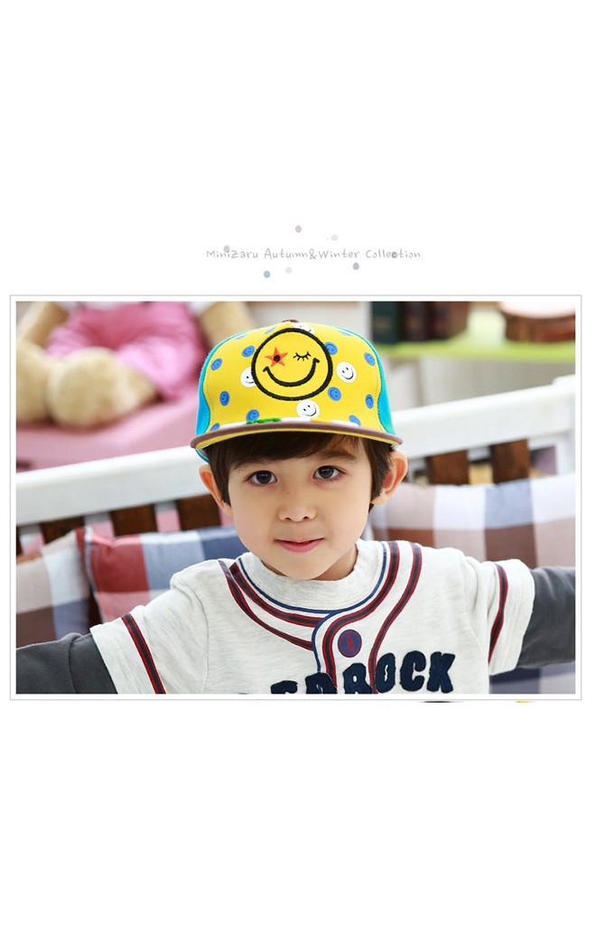 หมวกแก๊ป SMILE สกรีนรูปยิ้ม TUTUYA