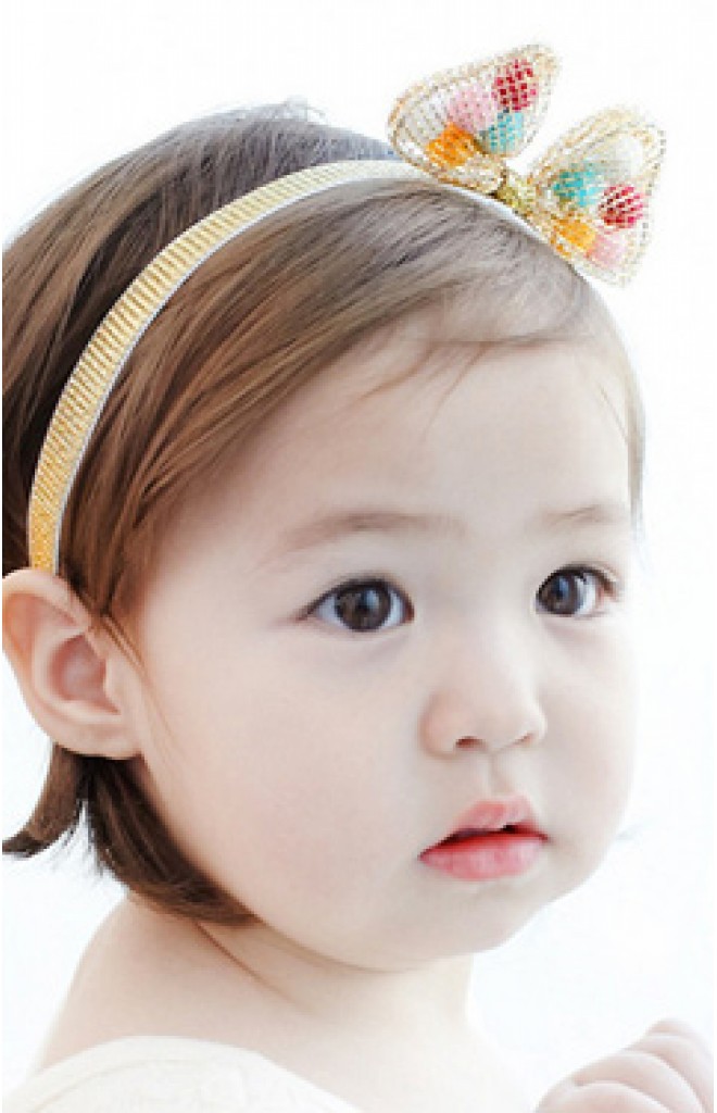 สายคาดผมโบว์ผ้าตาข่ายใส่ลูกบอลเล็กๆ สีสันสดใส สายคาดผมโบว์ผ้าตาข่ายใส่ลูกบอลเล็กๆ สีสันสดใส
