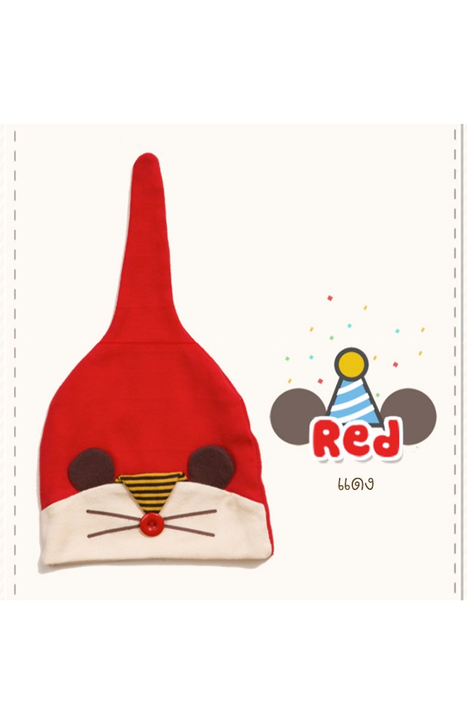หมวกเด็ก ลาย HAPPY MOUSE BEANIE & BIBSET จาก GZMM