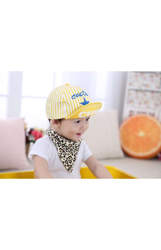 หมวกแก๊ปลายทาง ปักดาวและอักษร cute