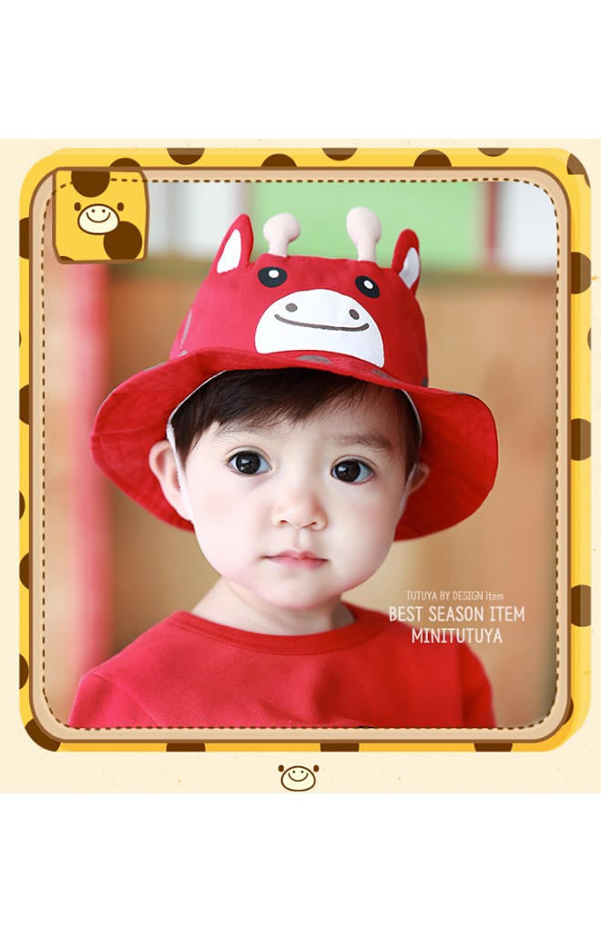 หมวกยีราฟ หมวกเด็กปีกรอบ จาก TUTUYA
