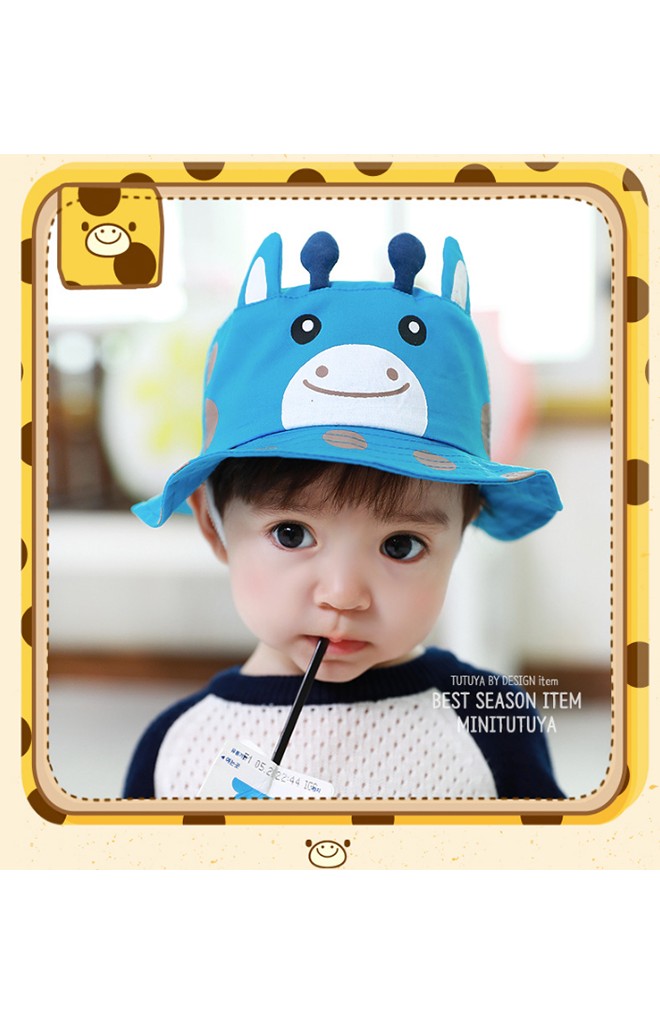 หมวกยีราฟ หมวกเด็กปีกรอบ จาก TUTUYA