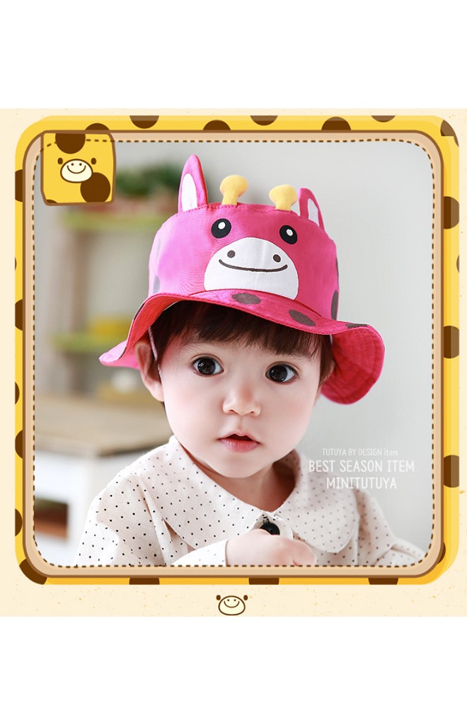 หมวกยีราฟ หมวกเด็กปีกรอบ จาก TUTUYA