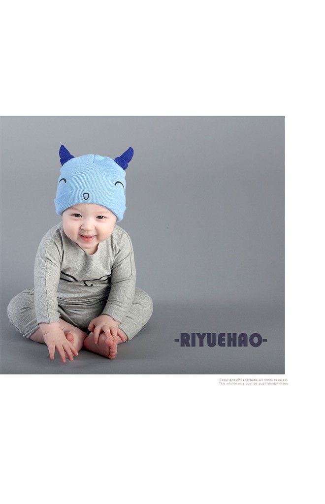 หมวกบีนนี่ปีศาจน้อย หมวกถักผ้านิ่ม จาก RIYUEHAO