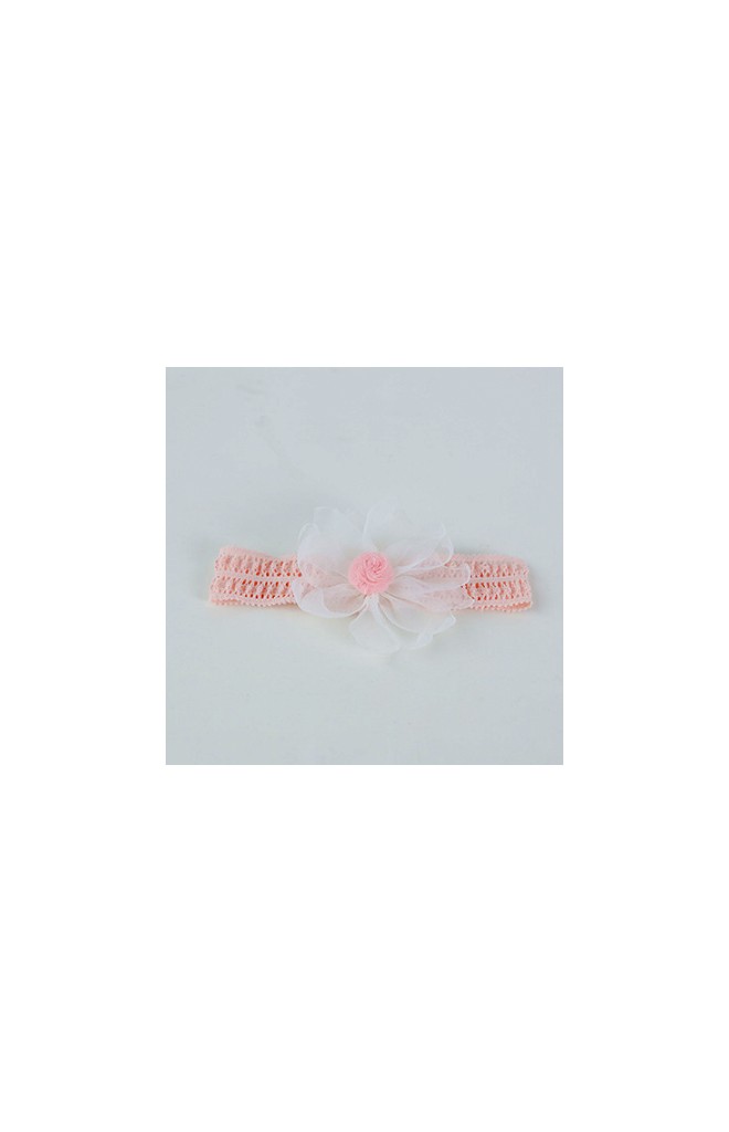 สายคาดผมสาวน้อยแต่งดอกไม้กลีบพริ้วหวาน สายถักยืด จาก Angel Neitiri