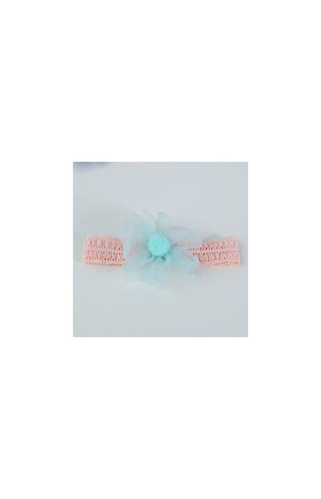 สายคาดผมสาวน้อยแต่งดอกไม้กลีบพริ้วหวาน สายถักยืด จาก Angel Neitiri