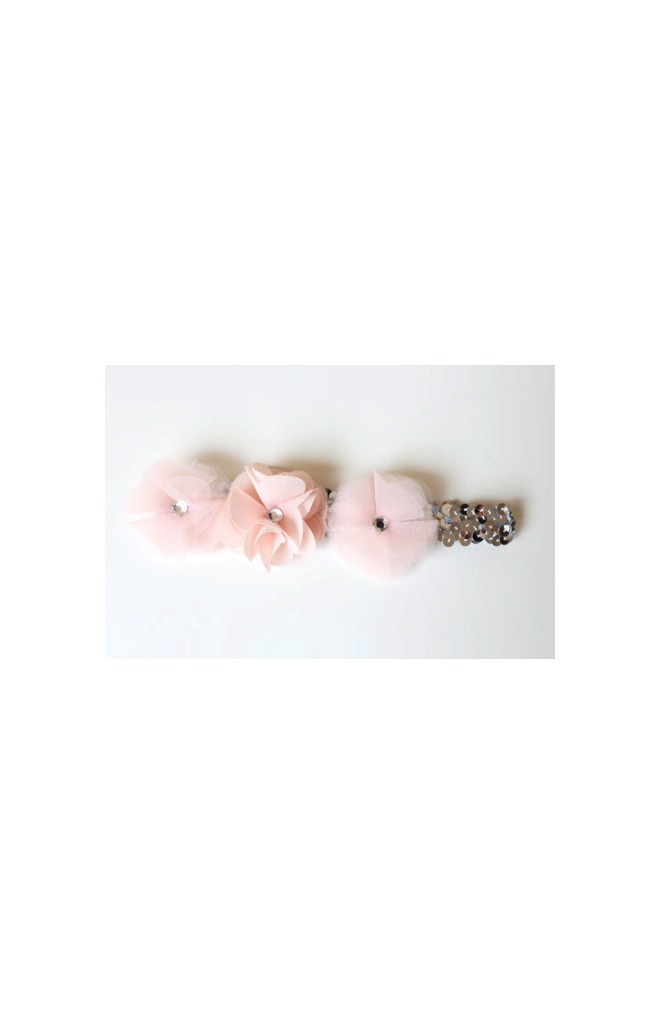 สายคาดผมดอกไม้ 3 ดอก สายแต่งเลื่อมเกล็ดปลา จาก Angel Neitiri