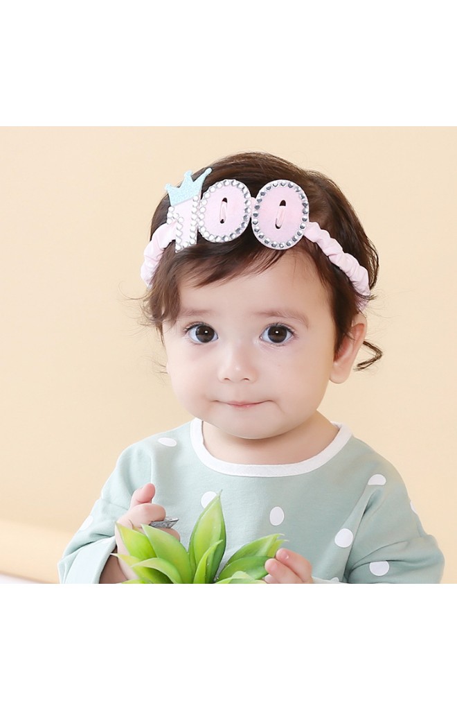 สายคาดผมสาวน้อยแต่งตัวเลข 100 จาก Angel Neitiri