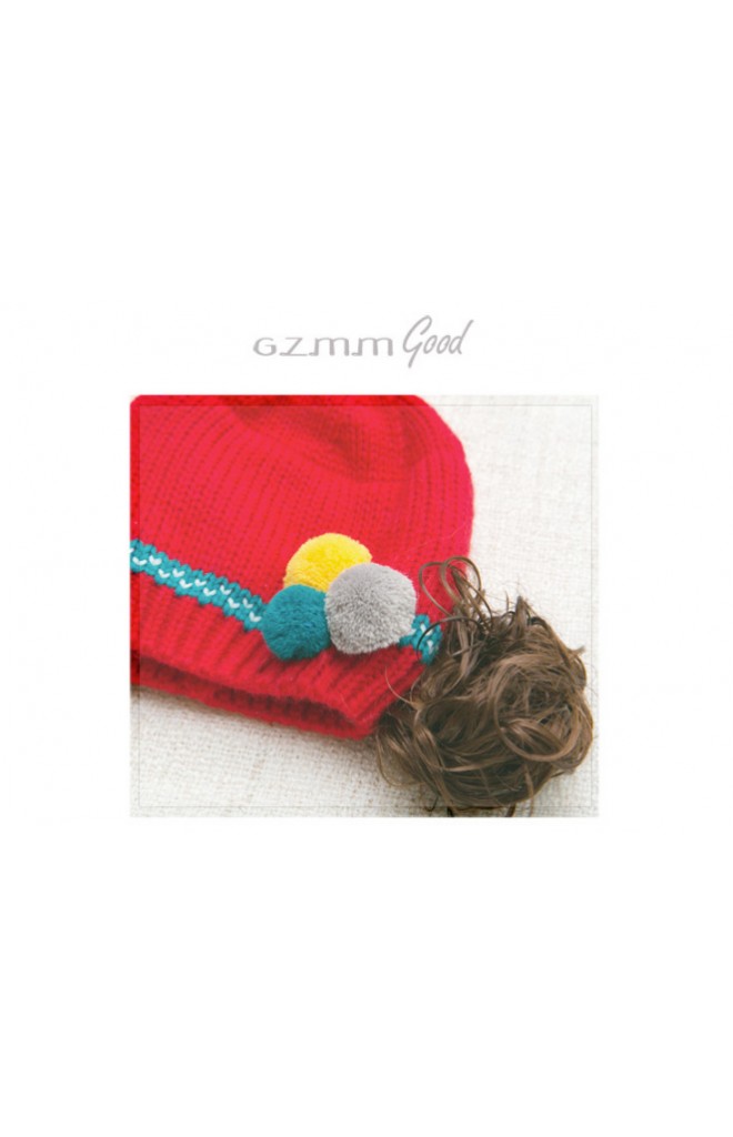 หมวกปอยผมเด็กผ้าไหมพรม แต่งปอมปอมสีสดใส จาก GZMM