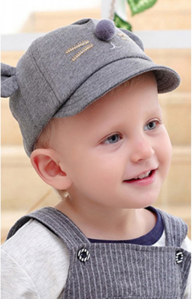 หมวกเด็กหน้าหนูน้อยแต่งหูน่ารัก หมวกเด็กหน้าหนูน้อยแต่งหูน่ารัก