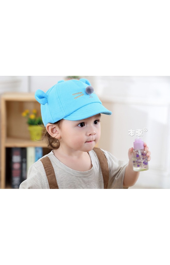 หมวกเด็กหน้าหนูน้อยแต่งหูน่ารัก