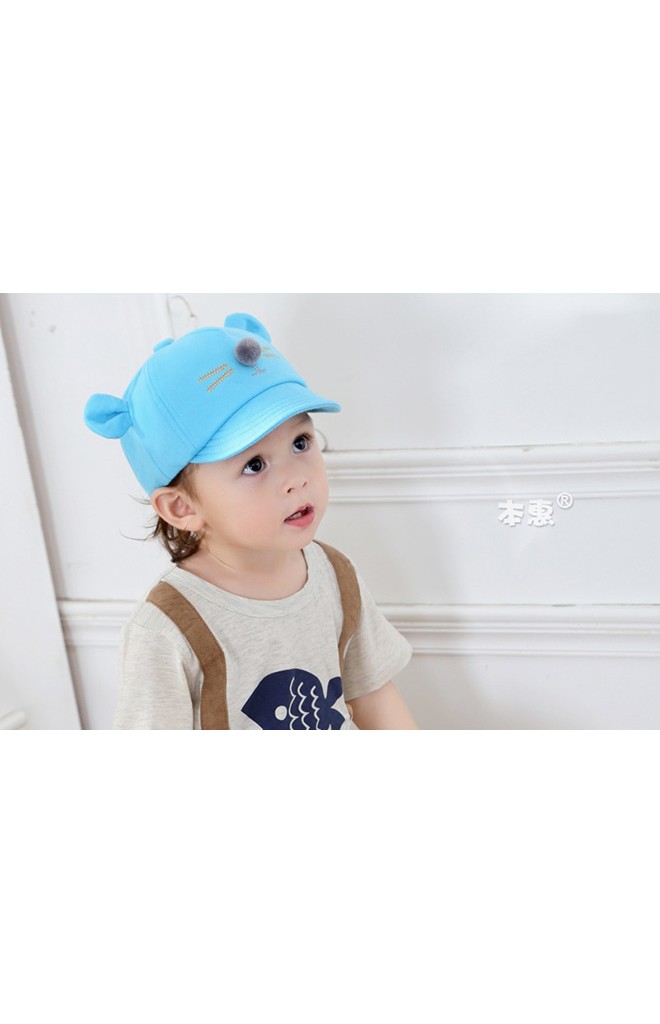 หมวกเด็กหน้าหนูน้อยแต่งหูน่ารัก