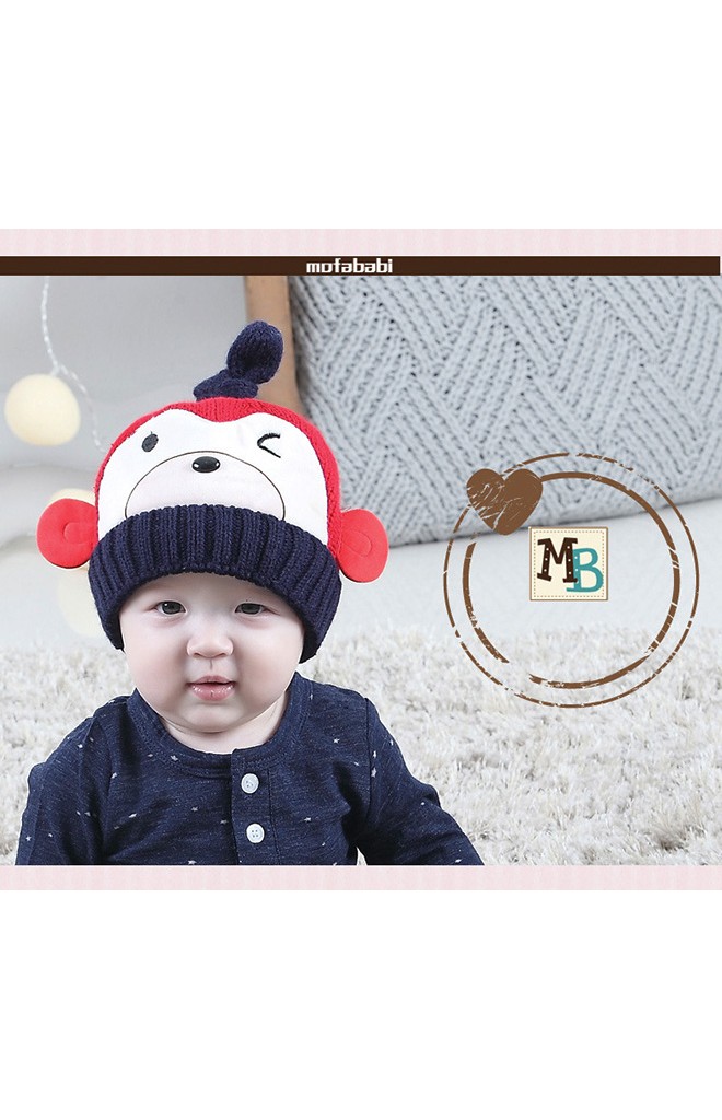 หมวกไหมพรมลิงจ๋อ ดีไซน์น่ารัก จาก mofababi