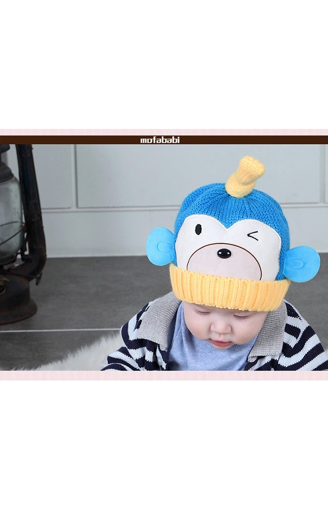 หมวกไหมพรมลิงจ๋อ ดีไซน์น่ารัก จาก mofababi