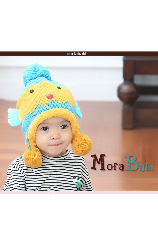 หมวกไหมพรมลูกเจี๊ยบมาพร้อมซับในอุ่นๆ จาก MOFABABI