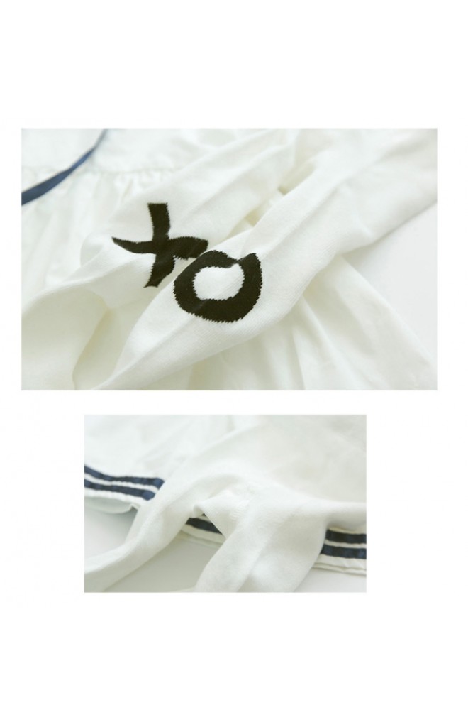 ถุงน่องเด็กกันหนาวลาย X O
