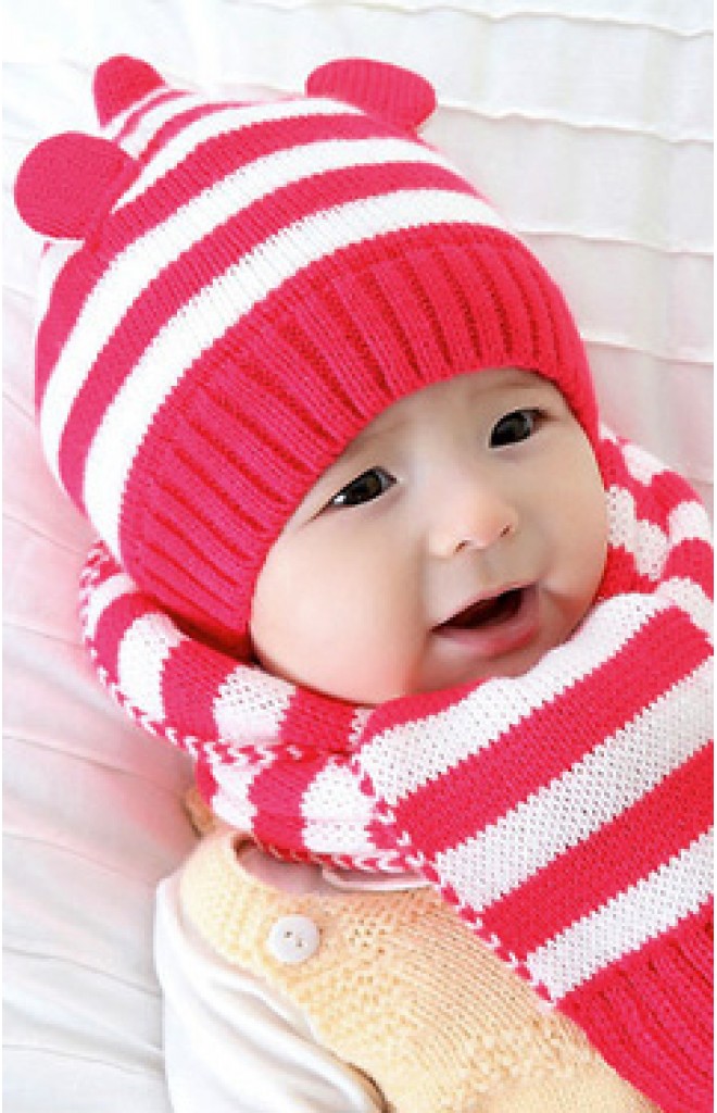เซ็ตหมวกไหมพรมยอดแหลมลายขวางสีชมพูแต่งหูน่ารักมาพร้อมผ้าพันคอ GZMM เซ็ตหมวกไหมพรมยอดแหลมลายขวางสีชมพูแต่งหูน่ารักมาพร้อมผ้าพันคอ GZMM