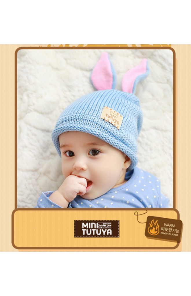 หมวกไหมพรมหูกระต่าย TUTUYA