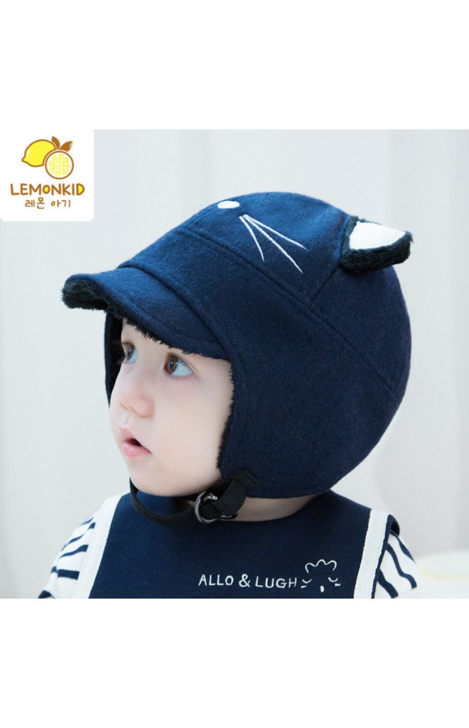 หมวกกันหนาวหน้าแมว แต่งหูน่ารัก จาก Lemonkid