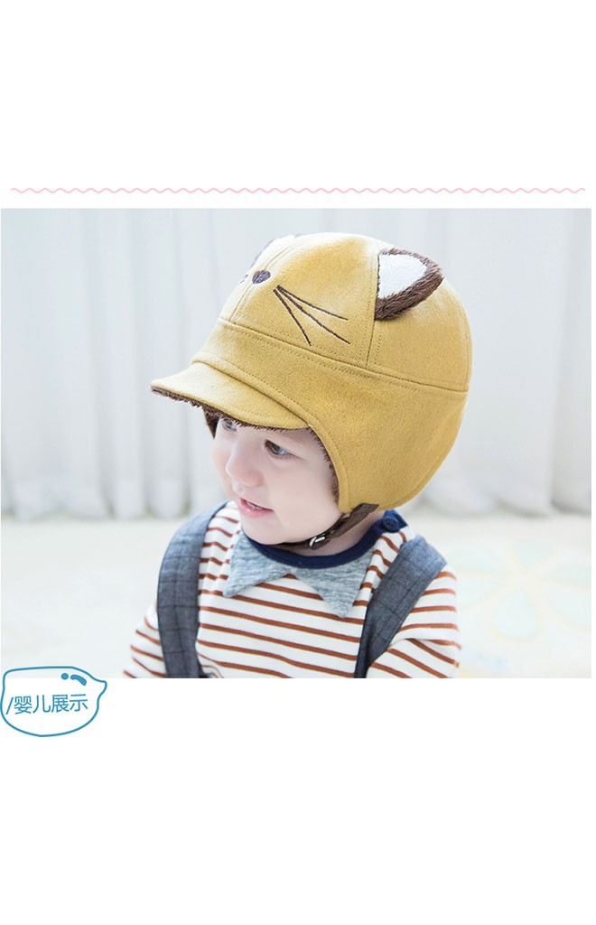 หมวกกันหนาวหน้าแมว แต่งหูน่ารัก จาก Lemonkid