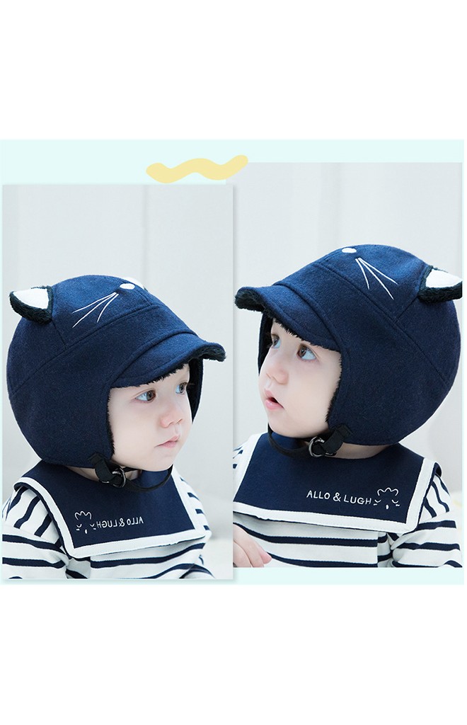หมวกกันหนาวหน้าแมว แต่งหูน่ารัก จาก Lemonkid